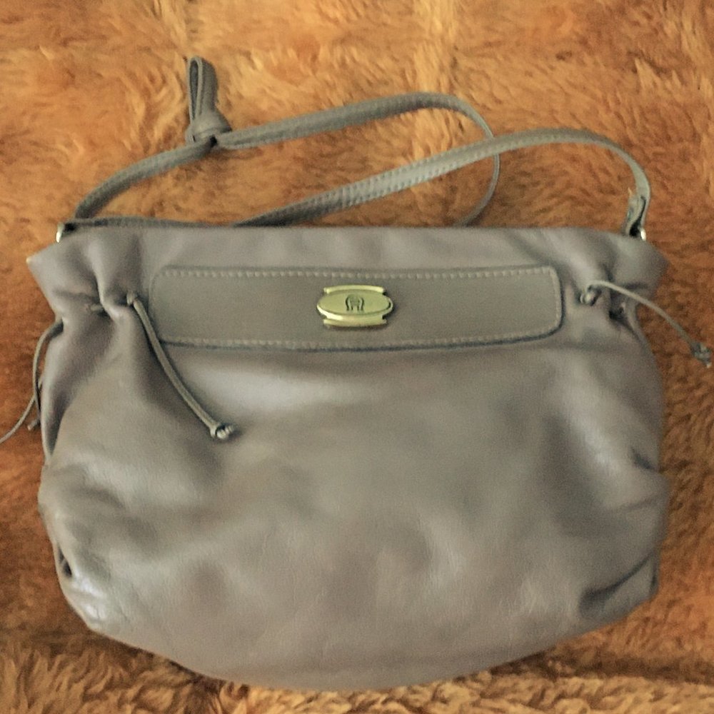 Vintage Etienne Aigner  Taupe Shoulder Bag